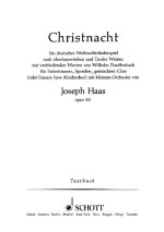 CHRISTNACHT OP. 85 CHANT