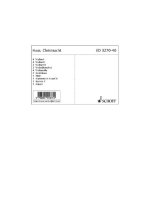 CHRISTNACHT OP. 85 CHANT-ENSEMBLE DE PARTITIONS