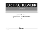 SPIELSTUCKE FUR BLOCKFLOTEN HEFT 1B