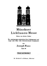 MUNCHNER LIEBFRAUEN-MESSE OP. 96 ORCHESTRE