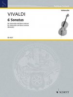 ANTONIO VIVALDI  - SIX CELLO SONATAS - 6 SONATES POUR VIOLONCELLE -  VIOLONCELLE ET PIANO