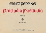 PRELUDIA POSTLUDIA 1 ORGUE