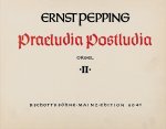 PRAELUDIA - POSTLUDIA BAND 2 ORGUE