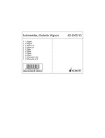 MODESTE MIGNON CLARINETTE-ENSEMBLE DE PARTITIONS