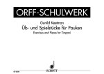 UB & SPIELSTUCKE FUR PAUKEN