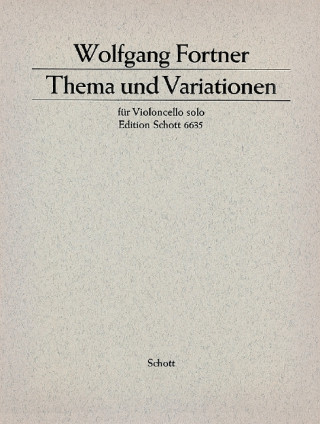 THEME AND VARIATIONS VIOLONCELLE