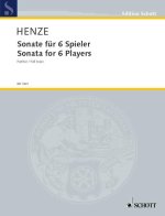 SONATA FOR 6 PLAYERS MUSIQUE D'ENSEMBLE