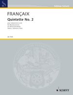 QUINTET NO. 2 CLARINETTE-ENSEMBLE DE PARTITIONS