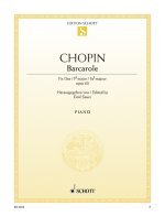 BARCAROLE FIS OPUS 60 PIANO