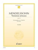 VARIATIONS SERIEUSES OPUS 54 PIANO