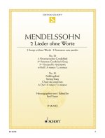 LIEDER OHNE WORTE OPUS 62/5 + 6 PIANO