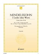 LIEDER OHNE WORTE 9 E OPUS 30/3 & PIANO