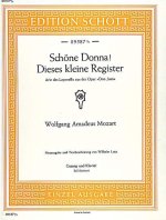 DON GIOVANNI SCHONE DONNA CHANT