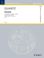 JOHANN JOACHIM QUANTZ  - SONATE E-MOLL - MI MINEUR - FLUTE TRAVERSIERE ET PIANO