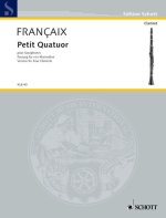 PETIT QUATUOR CLARINETTE-PARTITION+PARTIES SEPAREES