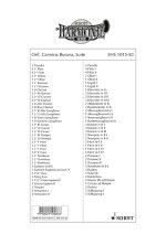 CARMINA BURANA CONCERT BAND/HARMONIE/FANFARE