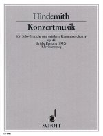 KONZERTMUSIK OP. 48 MUSIQUE D'ENSEMBLE