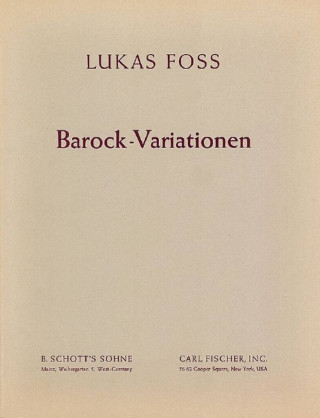 BAROQUE VARIATIONS ORCHESTRE