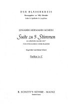 SUITE ZU 5 STIMMEN -PARTITION+PARTIES SEPAREES
