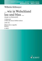 ... WIE IN WELSCHLAND LAU UND BLAU ... CHANT