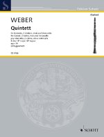 QUINTET B MAJOR OP. 34 JV 182 CLARINETTE-PARTITION+PARTIES SEPAREES