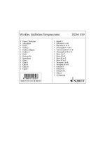 SUDLICHES TEMPERAMENT -ENSEMBLE DE PARTITIONS