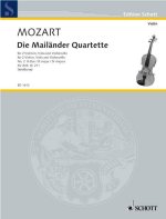 DIE MAILANDER QUARTETTE KV ANH. 210 MUSIQUE D'ENSEMBLE-ENSEMBLE DE PARTITIONS