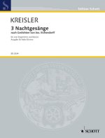 3 NACHTGESANGE CHANT