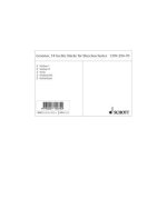 14 EASY PIECES FOR STRING ORCHESTRA GEWV 134 ORCHESTRE-ENSEMBLE DE PARTITIONS