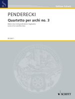 QUARTETTO PER ARCHI NO. 3 MUSIQUE D'ENSEMBLE-PARTITION+PARTIES SEPAREES