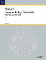 DU MEINE HEILIGE EINSAMKEIT -PARTITION+PARTIES SEPAREES