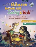 GITARRE LERNEN MIT ZACKY UND BOB BAND 2  +CD