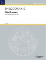 MIKIS THEODORAKIS :  MAUTHAUSEN -MEDIUM VOICE AND PIANO