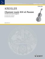 CHANSON LOUIS XIII ET PAVANE VIOLONCELLE