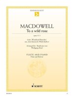 TO A WILD ROSE OP. 51/1 FLUTE TRAVERSIERE