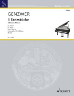 3 DANCE PIECES GEWV 438-N PIANO