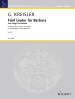 FIVE SONGS FOR BARBARA
