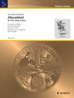 ALBUMBLATT E FLAT MAJOR VIOLON