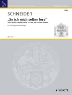 SO ICH MICH SELBER LESE