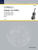 SONATA LA FOLLIA D MINOR OP. 5/12 -PARTITION+PARTIES SEPAREES