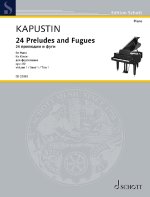 TWENTY-FOUR PRELUDES AND FUGUES OP. 82 BAND 1 PIANO