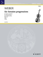 SIX SONATES PROGRESSIVES WEV P.6 HEFT 1 VIOLON