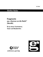 FRAGMENTE AUS HYMNEN A.D.NACHT