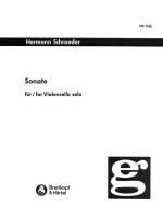 SONATE VIOLONCELLE