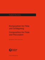 KOMPOSITION FUR FLOTE UND SCHLAGZEUG