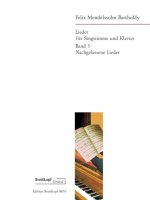 LIEDER BAND 3: NACHGELASSENE LIEDER CHANT