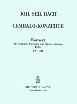 CEMBALOKONZERT E-DUR BWV 1053