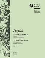 SYMPHONIE FIS-MOLL HOB I:45 ORCHESTRE