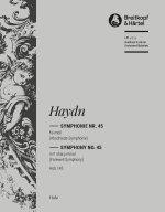SYMPHONIE FIS-MOLL HOB I:45 ORCHESTRE