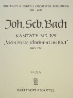 KANTATE 199 MEIN HERZE SCHWIMM